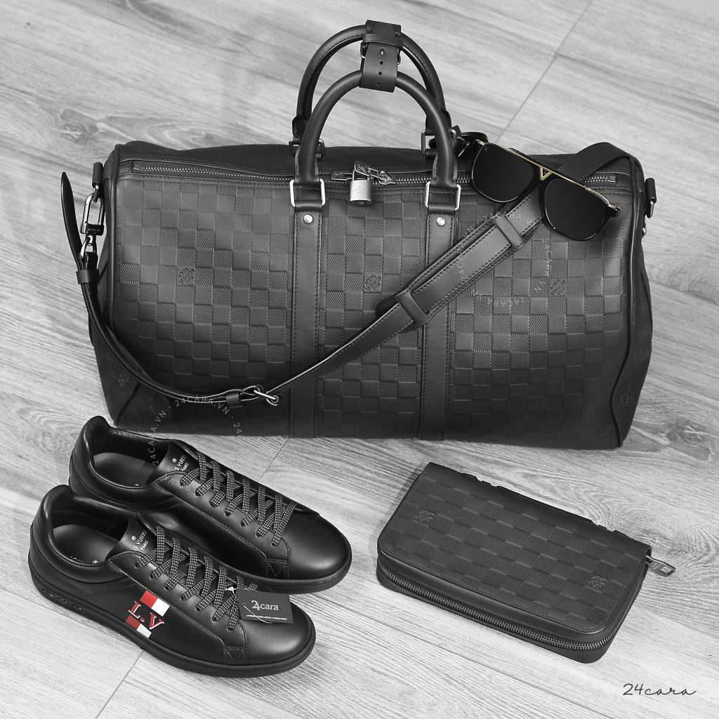 LOUIS VUITTON KEEPALL BANDOULIERE 45 INFINI LEATHER