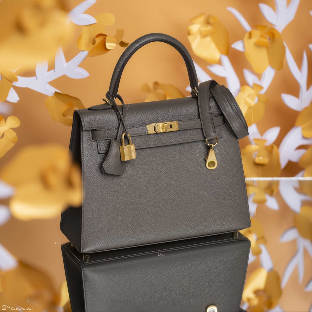 Túi Hermes Kelly nữ màu nâu xách tay chất lượng cao giá ưu đãi