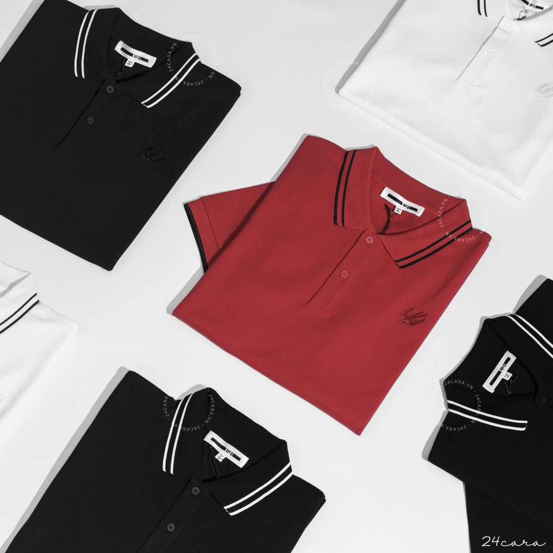 ALEXANDER MCQUEEN SWALLOW POLO SHIRT