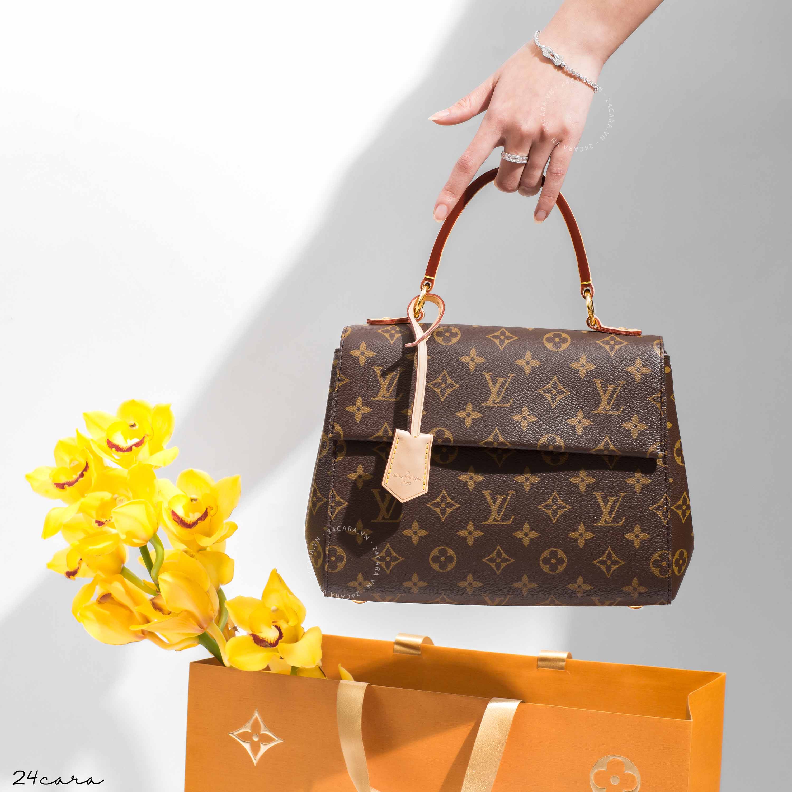 Review Designer bag Louis Vuitton Cluny MM  Your Feminine Charm by Brenda  Felicia