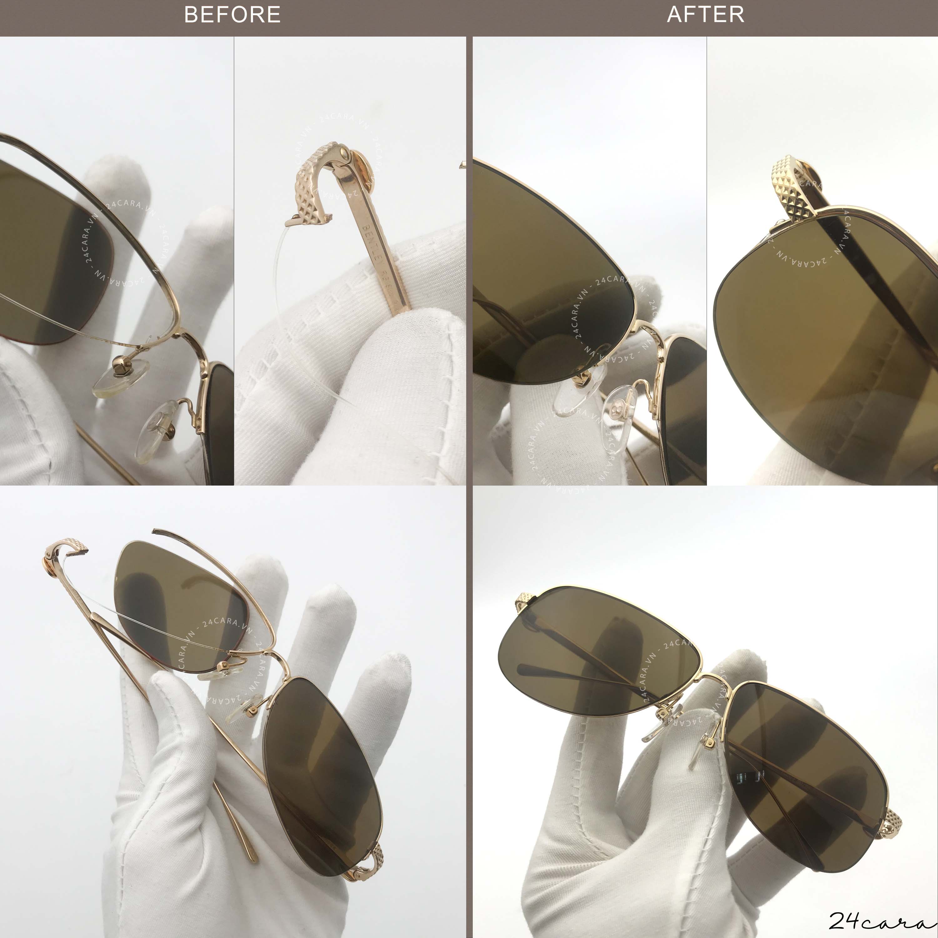[GÓC SPA] BENTLEY SOLID GOLD 18K SUNGLASSES LIMITED EDITION