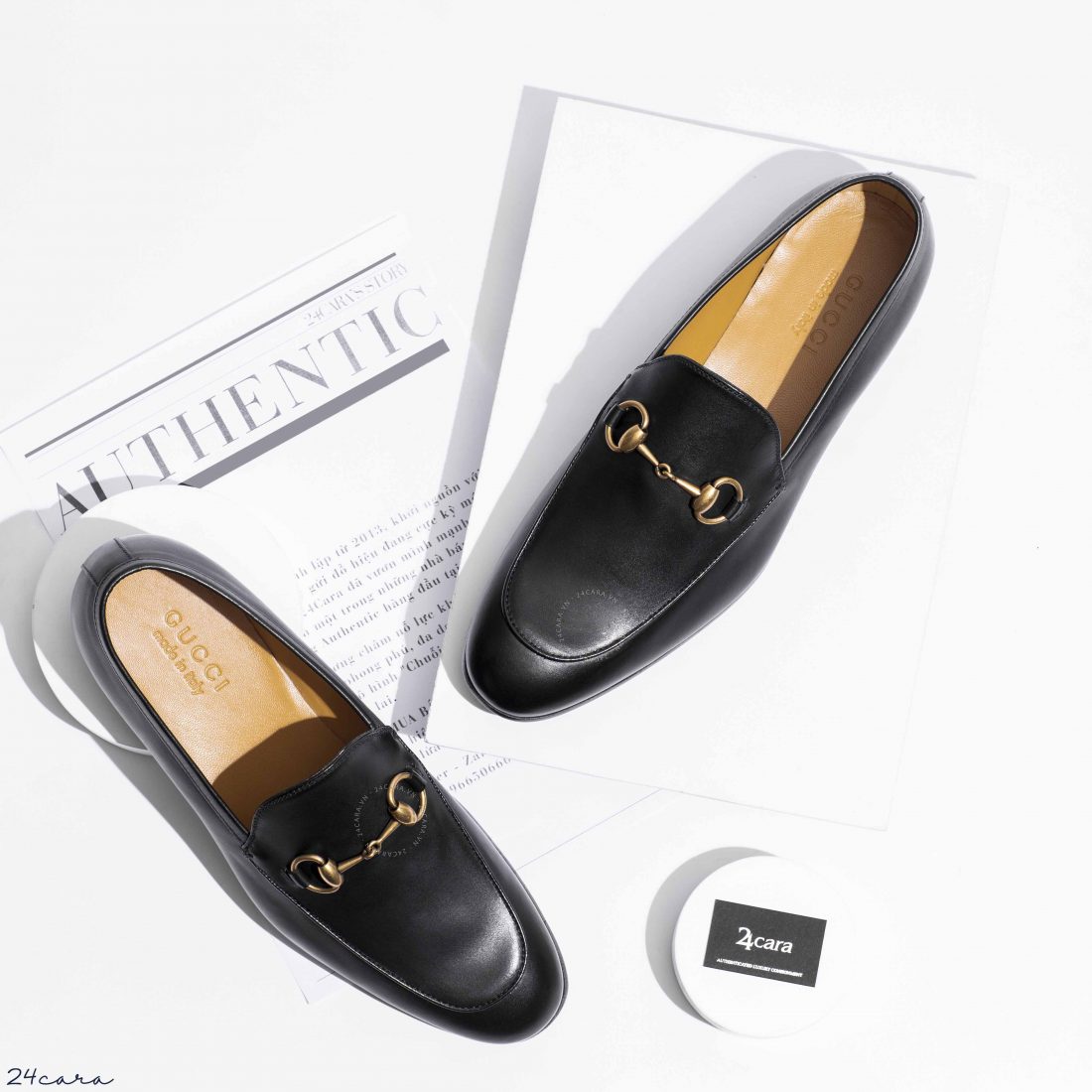 GUCCI HORSEBIT LEATHER LOAFER