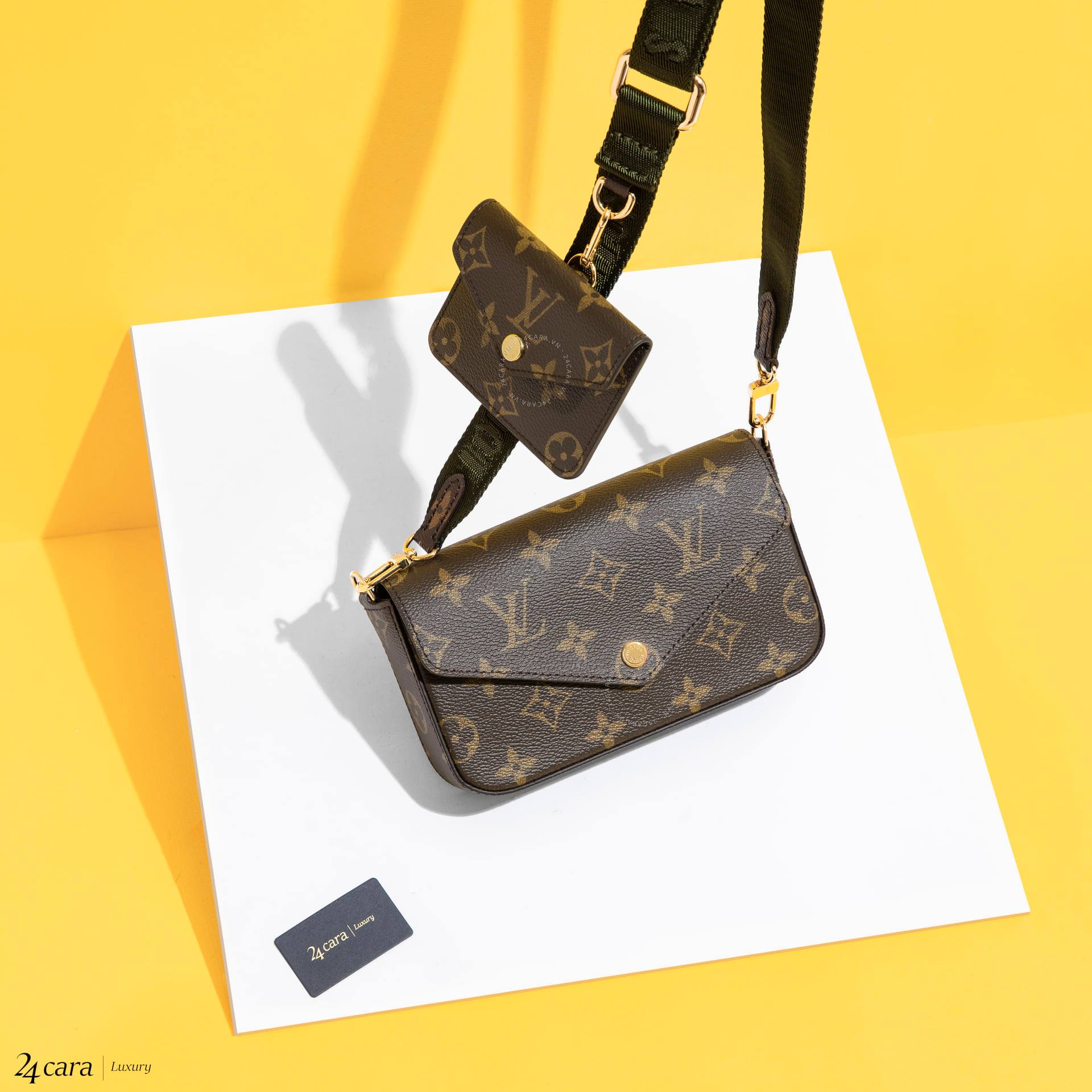 Louis Vuitton Monogram Canvas Saint Cloud Pm Shoulder Bag
