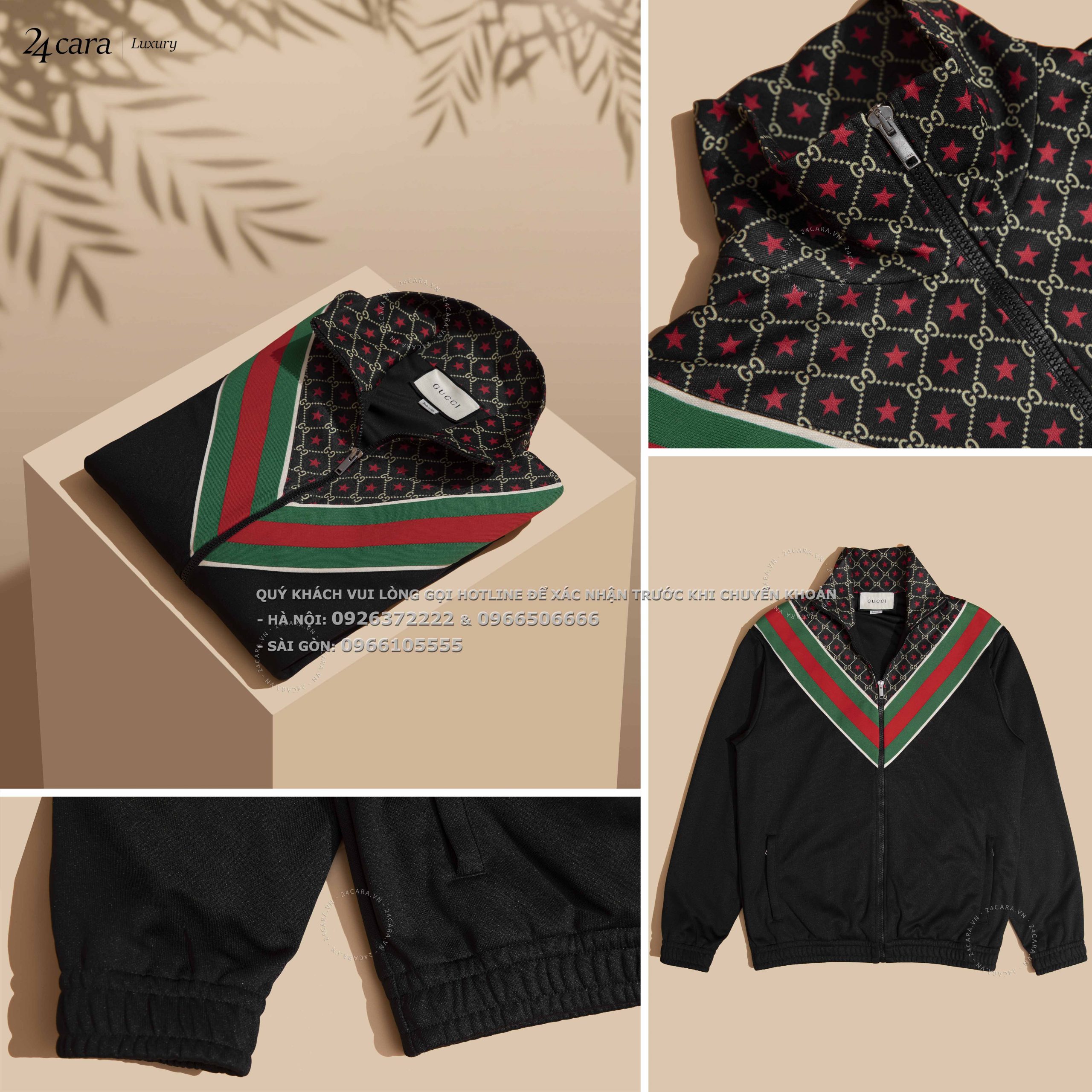 GUCCI JERSEY WITH STAR JACKET