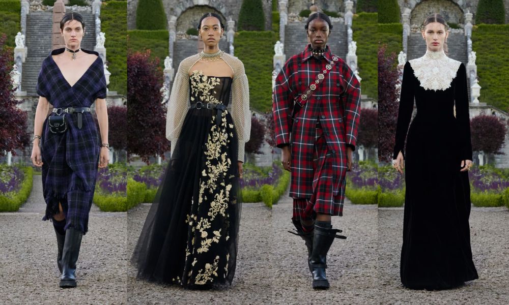 DIOR CRUISE 2025 : NHÀ MỐT PHÁP TÔN VINH VĂN HOÁ SCOTLAND